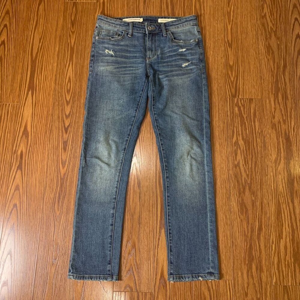 Pilcro Anthropologie Womens 26 Slim Boyfriend Jeans